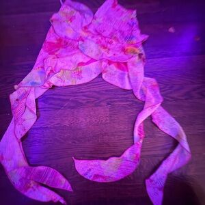 Vibrant Pink crop top, fancy